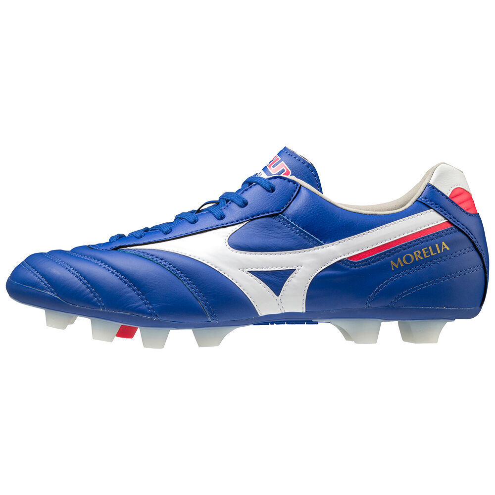 Mizuno Men's Morelia II Elite Soccer Cleats Blue/White (P1GA200325-OKF)